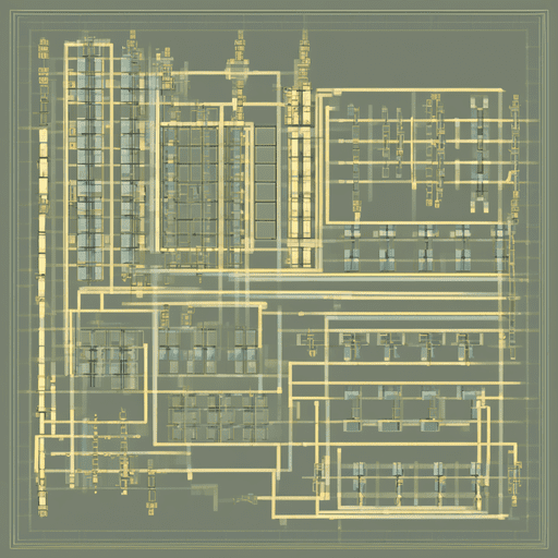 Example image of Factorio Blueprint Visualizations SDXL Lora.